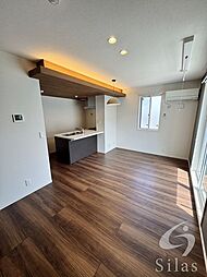 南海高野線 住吉東駅 徒歩8分の賃貸アパート 2階2LDKのリビング/ダイニング