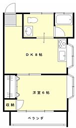 間取図画像 1DK