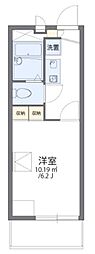 レオパレスエアフォルク 1Kの間取図画像