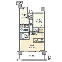 プラウドシティ国立 2階