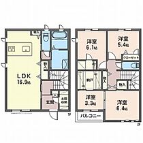 プルミエル 00103 ｜ 群馬県前橋市古市町293-16（賃貸アパート4LDK・1階・100.33㎡） その2