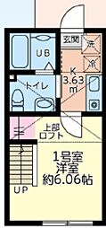 間取図画像 1K
