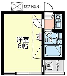 レオパレス寺尾第2 1Kの間取図画像