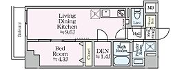 足立区西新井栄町3丁目マンション 1SLDKの間取図画像