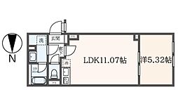 ａ　ＬＡＴＯ　亀戸II 1階1LDKの間取り