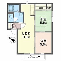 レジデンス悠　Ａ 202 ｜ 岩手県花巻市桜木町１丁目58（賃貸アパート2LDK・2階・50.00㎡） その2