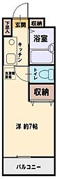 ファーストシティムツアイ ワンルームの間取図画像