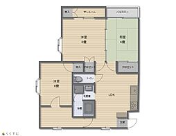 間取図画像 3LDK