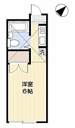 Big5並木PLAZA 1Kの間取図画像