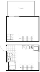 プリンセス-ライン四谷4丁目イースト 1LDKの間取図画像