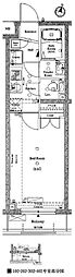 AXAS西新宿 1Kの間取図画像