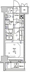 レアライゼ西川口 1Kの間取図画像