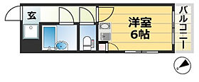 兵庫県神戸市中央区山本通５丁目（賃貸マンション1K・2階・18.00㎡） その2