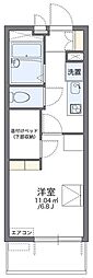 レオパレスシンシアデューク 1Kの間取図画像