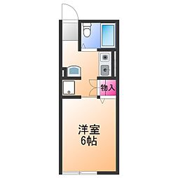 メゾン・ド・ソレーユ 1Kの間取図画像