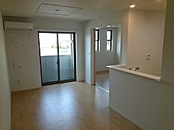 南海加太線 東松江駅 徒歩17分の賃貸アパート 2階2LDKのリビング/ダイニング