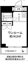 ユニーブル保土ケ谷 ワンルームの間取図画像