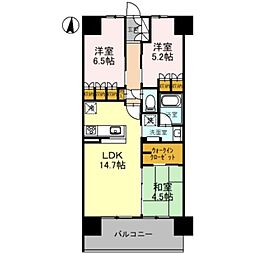 ルイシャトレ鳳 3LDKの間取図画像
