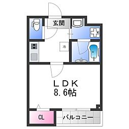 ソリティア桃谷 2階
