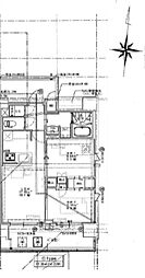 S-RESIDENCE錦糸町パークサイド 1SLDKの間取図画像