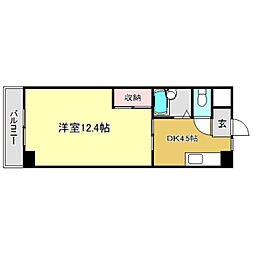 ロゼ3 1DKの間取図画像