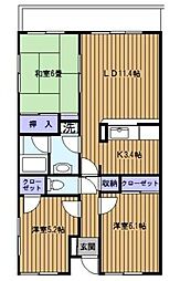 ディアパーク杉田南 3LDKの間取図画像