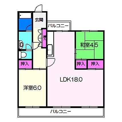 陵南住宅２号棟_間取り_0