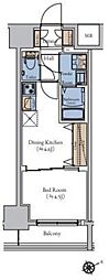 エスティメゾン大森 1DKの間取図画像