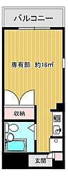 間取図画像 1K