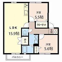 高岡ハイツ1・2・3． 2202 ｜ 大阪府交野市星田７丁目24-2（賃貸アパート2LDK・2階・60.61㎡） その2