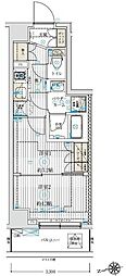 ブライズ中野哲学堂 1Kの間取図画像