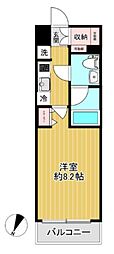 SHOKENResidence川崎生田 1Kの間取図画像