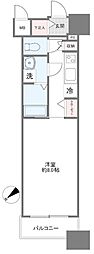 アヴァンティーク銀座2丁目 1Kの間取図画像