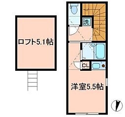 イルミナハイム笹塚 ワンルームの間取図画像