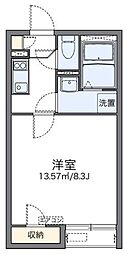レオネクストライフ上沢 2階1Kの間取り