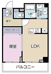 TOKIO下落合 4階1LDKの間取り