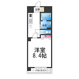LamerSuwanomori 1Kの間取図画像