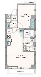 ハイライフ高田馬場 1LDKの間取図画像