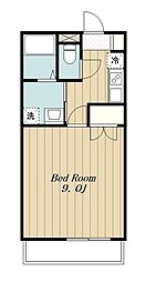 アンプルールブワmer 1Kの間取図画像