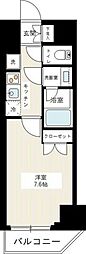 AZEST中野新橋 1Kの間取図画像