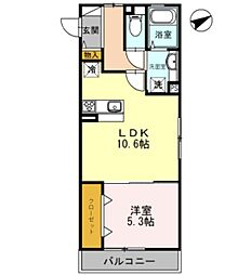 JR東海道・山陽本線 東淀川駅 徒歩3分の賃貸アパート 3階1LDKの間取り