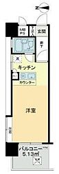 ライオンズプラザ淵野辺 ワンルームの間取図画像