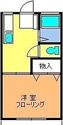 桜ヶ丘ハイム 1Kの間取図画像