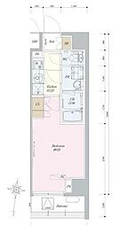 JR中央線 中野駅 徒歩10分の賃貸マンション 3階1Kの間取り