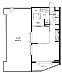 レグノ・フォレスタ 1LDKの間取図画像
