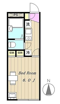 レオパレスフォンターナB_間取り_0