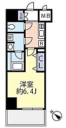 GRANDVANPREMIUM新小岩 1Kの間取図画像