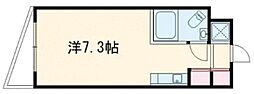 CASAKS ワンルームの間取図画像