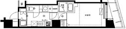 セジョリ浅草ウエスト 1Kの間取図画像
