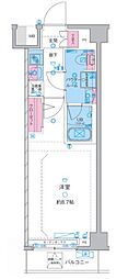 GALICIA西馬込 1Kの間取図画像
